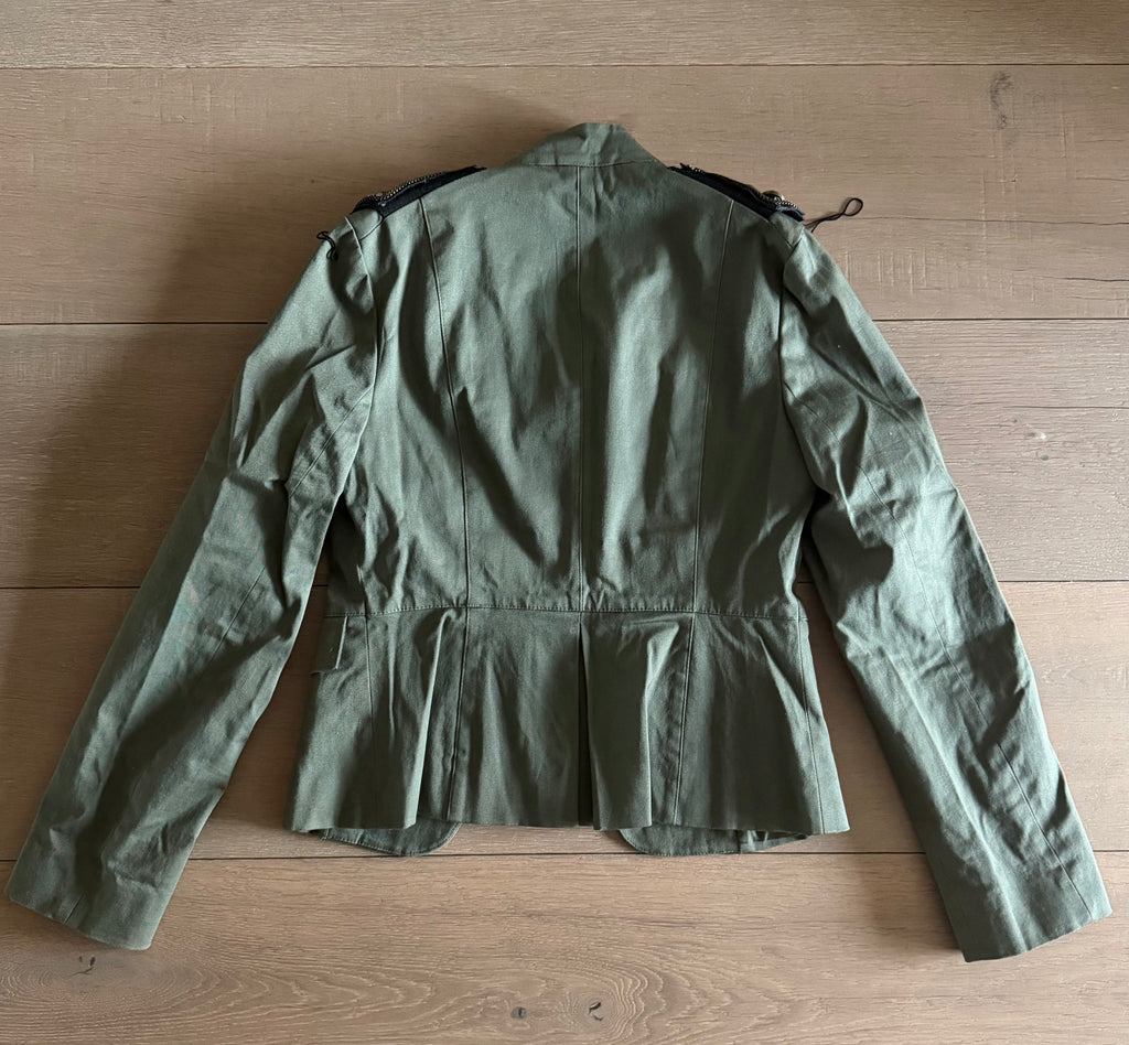 Khaki military jacket