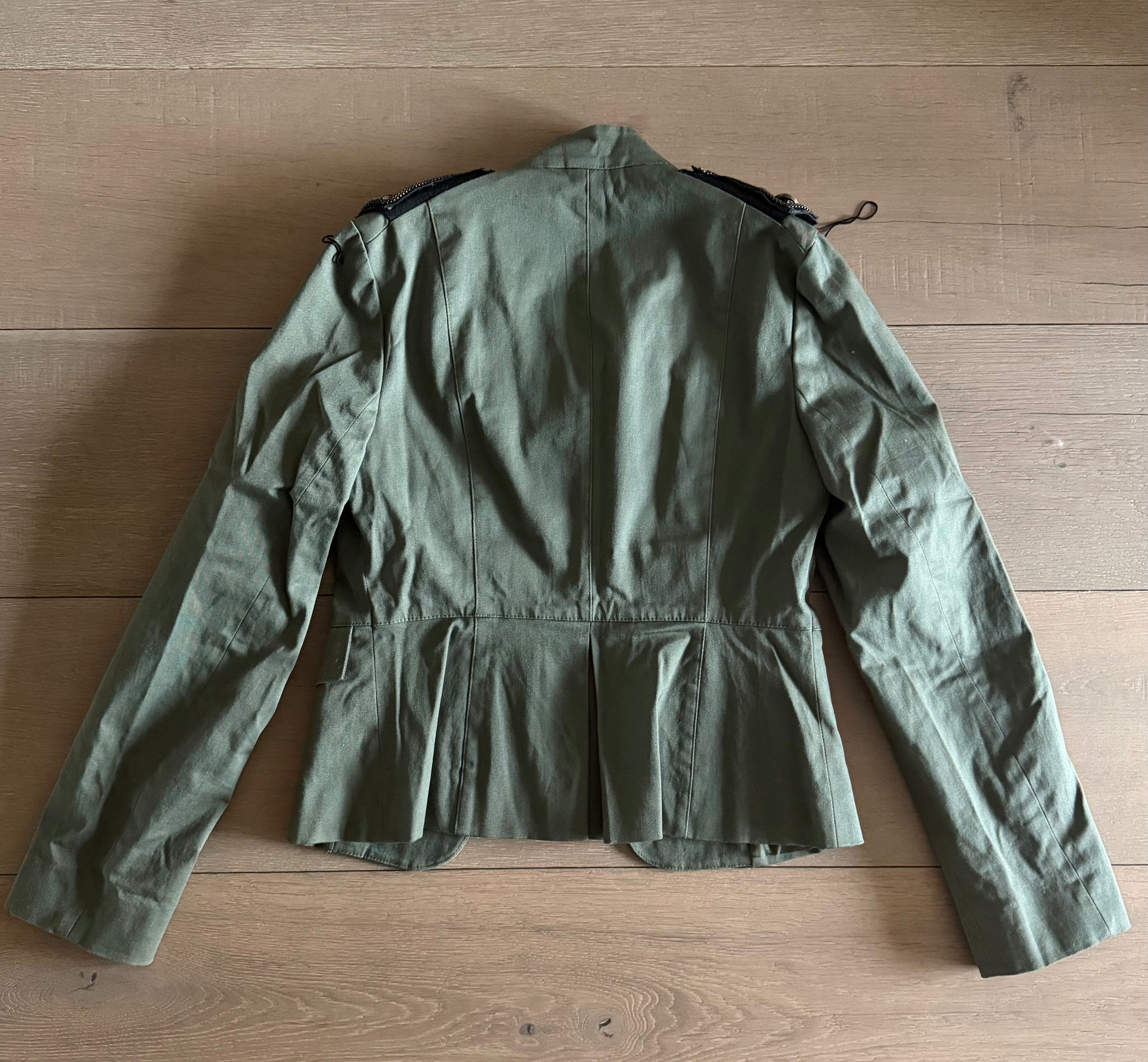 Khaki military jacket