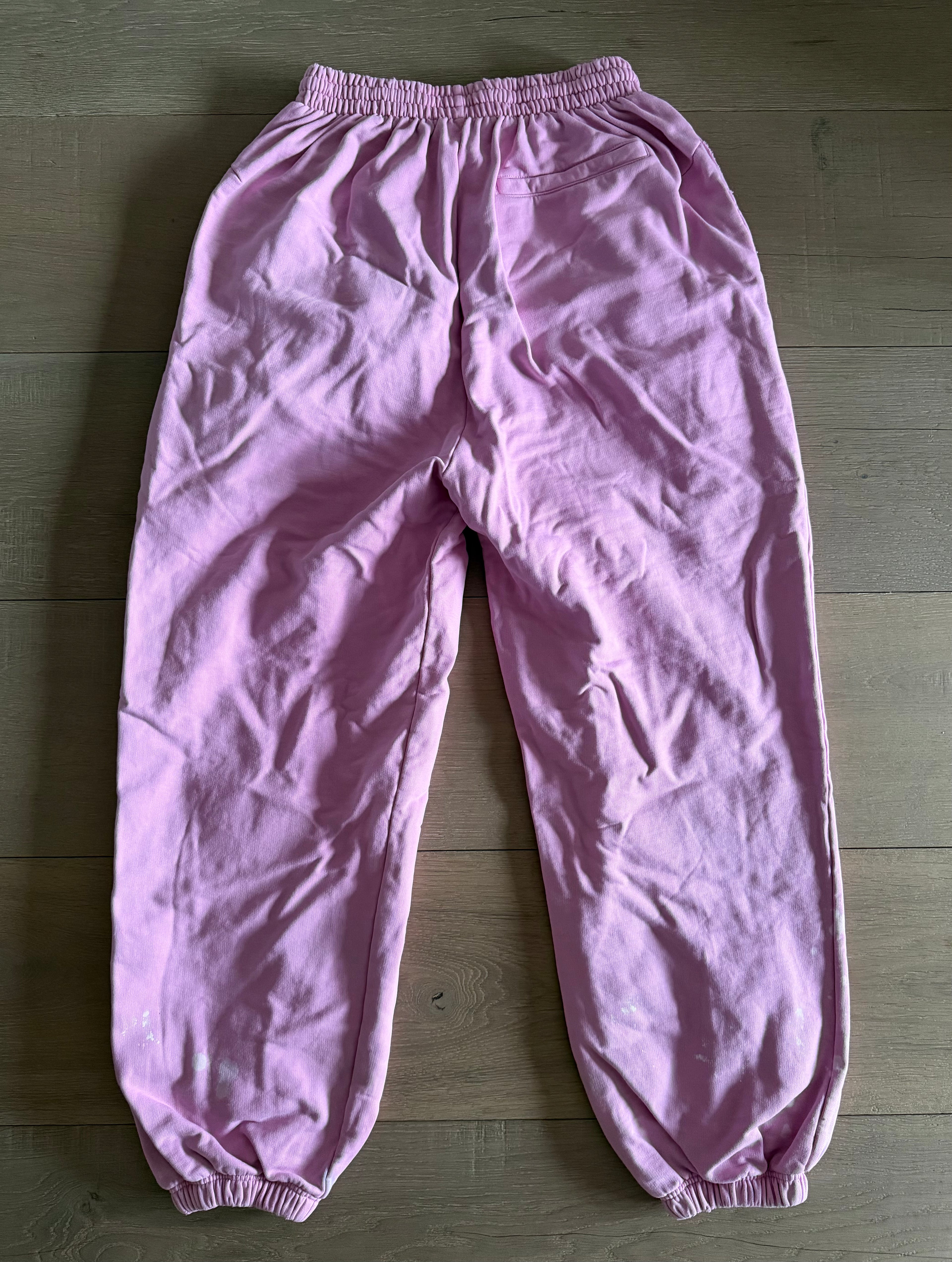 Bubble pink Balenciaga joggers