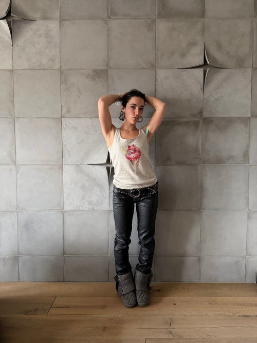 100% cashmere tank top