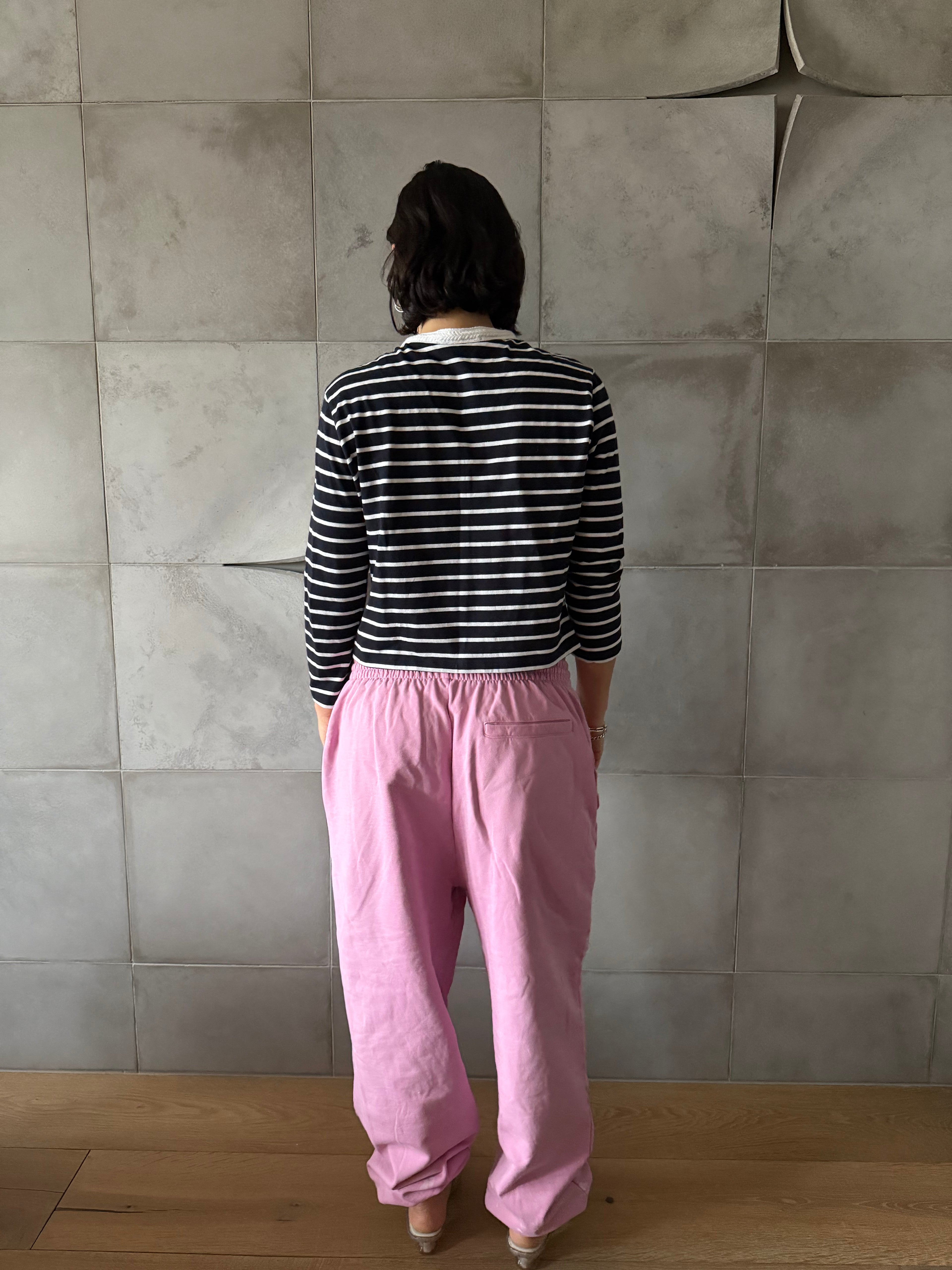 Bubble pink Balenciaga joggers